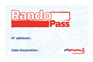 Carte RandoPass FFRandonnée
