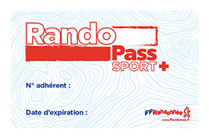 Carte RandoPass sport+ FFRandonnée