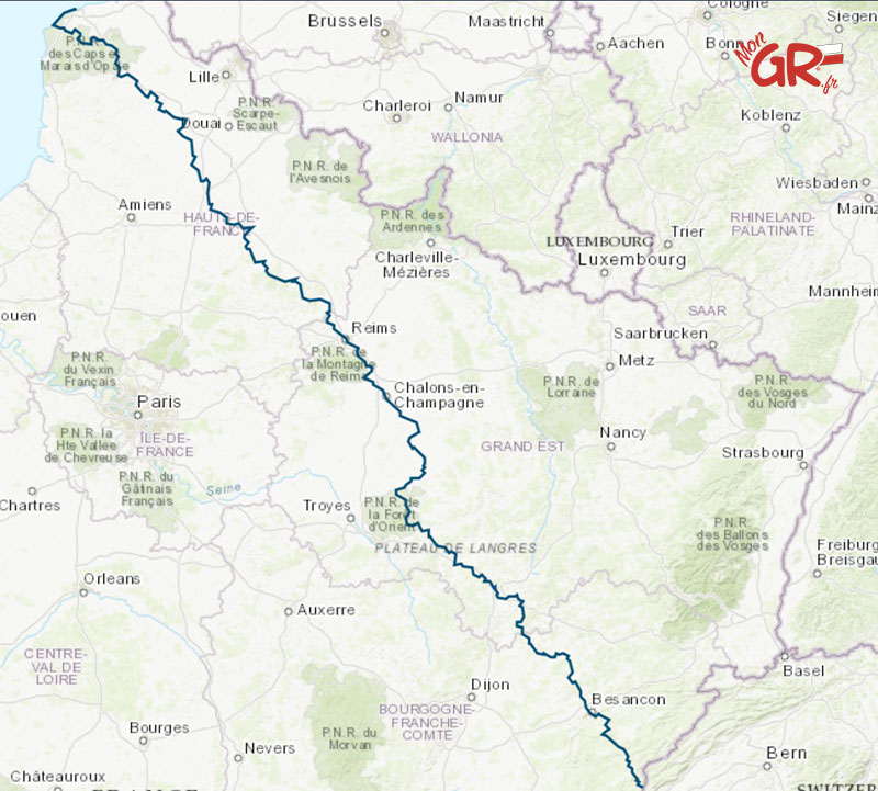 trace-itineraire-gr145-mongr